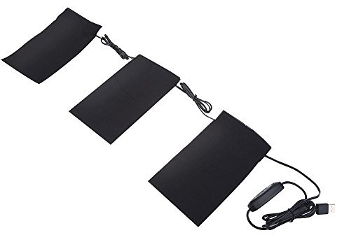Clothing Heating Pad Durable Soft Foldable Electric Fabric Heating Pad with Built-in Insulation Fiber Heating Material for Outdoor Camping