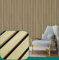 Natural Oak Slat Wall Panelling - Wood Panels for Walls - Contemporary 3D Wall Panels Cladding - Decorative & Sound Absorbing Acoustic Panels Slatted Wooden Slats Wall Panel