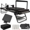 aixizi Faltbare Pilates Reformer Maschine, Pilates Ausrüstung Home Workout, Reformer Maschine Anzug Mit 5 Edelstahl Federröhrchen Und Quadratkasten, Sprungbrett,Schwarz