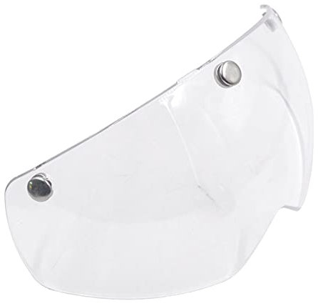 Helmvisier, Helmobjektiv, Universal-Radsturzhelm Peak-Linse Open Face Sun Shade Visor Shield(Clear-2)