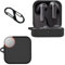 Rojeuinn Cover per CMF by Nothing Buds Pro 2 custodie,Protettiva in Silicone con Moschettone,Ultra Sottile Antiurto Anti-Graffio Flessibile Case - Nero