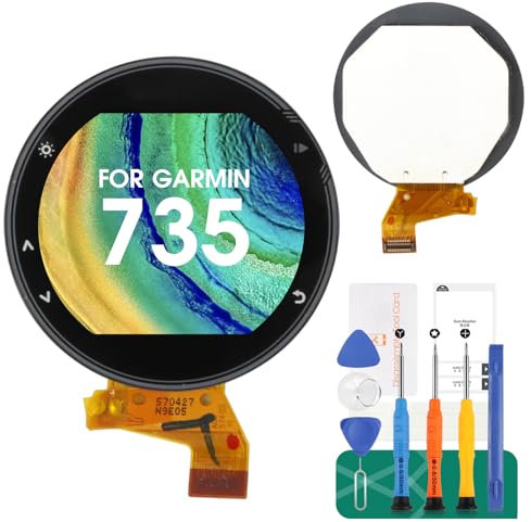 Écran LCD de rechange pour montre connectée Forerunner 735 XT 735XT (gris)