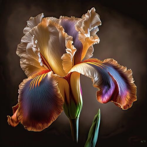 Iriszwiebeln,Winterhart mehrjährig pflanzen,Seltene Pflanzen,schwertlilie rhizome,iris Bulbs Mehrjährige Krautige,iris Blume,Schwertlilie lila,Iris-schwertlilie Zwiebeln pflanzen.-4zwiebeln-I