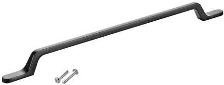 SOTECH Möbelgriff BLACKLINE IV BA 256 mm schwarz matt | (Länge 322 mm, Breite 12 mm, Höhe 26 mm) Aluminium Vitrinen-Griff