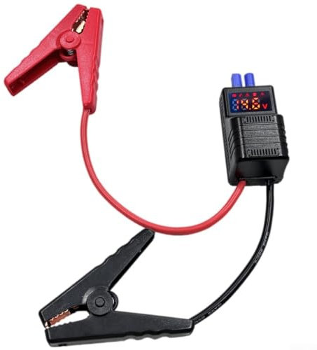 Tragbares Auto-Batterie-Starthilfe-Kabel, intelligente Klemm-Booster-Smart-Batterie-Clips mit Rückwärtsladungs-Präventions-Modul, für 12 V Starthilfe (LED-Smart-Clip)