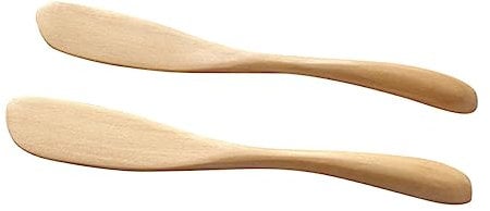 COLLBATH Buttermesser Aus Holz Naturholz Butterstreicher Marmeladenverteiler Für Küche Und Catering 4 Stück Glatt Verarbeitet Langlebig