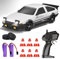 BuzzoXerex RC Drift Car, Mini Macchina Telecomandata Drift, 1/24 4WD Auto Telecomandata con Luce LED, 18km/h, Auto Giocattolo per Adulti e Bambini di Età Superiore agli 6 Anni (Bianco)