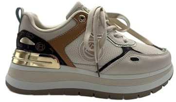 Laura Biagiotti Sneaker, 8918 Ivory Brown, beige, 37 EU