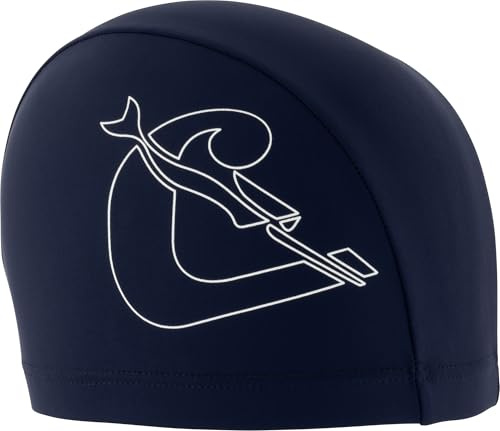 CRESSI TAGO Swim Cap Spandex Blue/White - Spandex Schwimmkappe für Erwachsene, Blau/Weiß, Einheitsgröße
