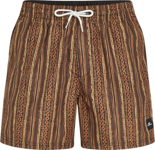 Oneill CALI Print 15 Boardshort 2025 orange Pressed Lines, XL