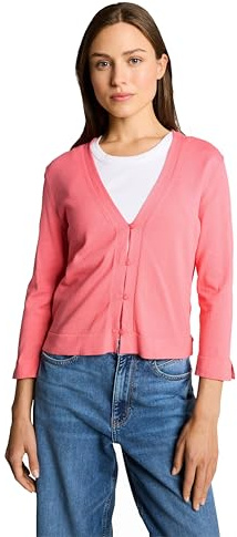 TOM TAILOR Damen Strickjacke mit V-Ausschnitt