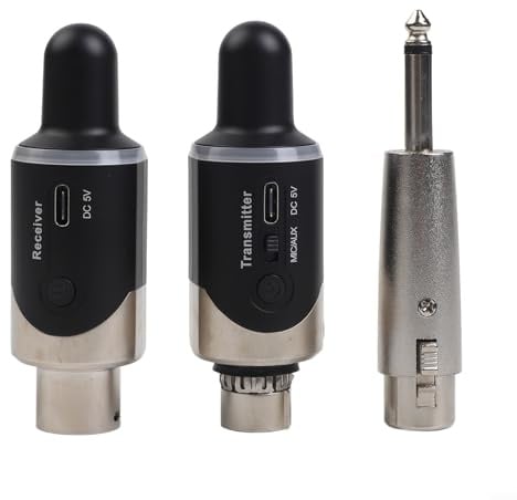 UHF XLR Wireless Guitar Transmitter Receiver For Mic Guitar Mixer To Wireless Converter, Audio Mixer