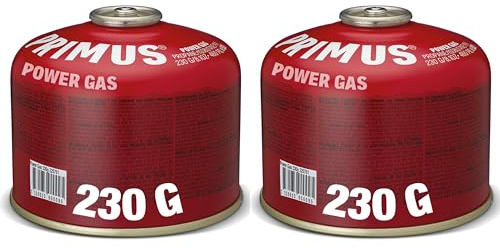 Primus Camping Gas Canister - Standard Threaded Gas Canisters for Camping Stove - Mix of Isobutane & Propane Gas - EN417 Gas Cartridge for Camping Stove