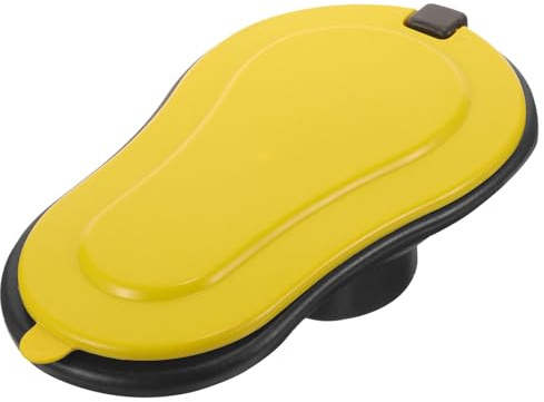 Plastik Squattoilette 38x22x15cm mit Deckel für Schnelle Einrichtung | Kunststoff, Herausnehmbarer Eimer, Geruchsschutz und Einfache Entsorgung, für Baustelle, Camping und Wartung