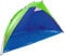 Idena 40321 - Strandmuschel Lido mit UV Schutz 40+, ca. 2,7 x 1,2 x 1,2 m, leicht und kompakt für den Transport, ideal für Strand, Freibad, Garten und im Urlaub, grün
