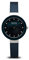 BERING Damen Quarz Uhr | Armbanduhr 29 mm silbernes Edelstahlgehäuse und blaues Zifferblatt | Milanaisearmband | Saphierglas | 5 ATM | 11429-387