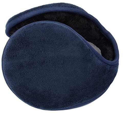 Damen Herren Warme Ohrenschützer,Tukistore Winter Unisex Fleece Ohrenwärmer mit Nackenbügel Ski Waermer, Einheitsgröße, Navy Blue