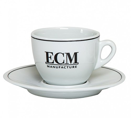 ECM Manufaktur Cappuccino-Tasse, Porzellan, Cappuccino-Tasse, Kaffeetasse, 200 ml, Zuhause