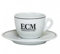 ECM Manufaktur Cappuccino-Tasse, Porzellan, Cappuccino-Tasse, Kaffeetasse, 200 ml, Zuhause