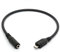 HTGuoji cavo audio AUX da micro USB maschio a 3,5 mm femmina, per adattatore cuffie Active clip con microfono
