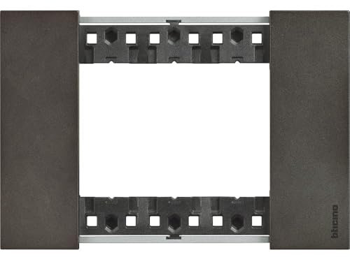 Bticino KA4803NG Living Now - Placca 3 Moduli, Space, 131 x 50 x 10 cm