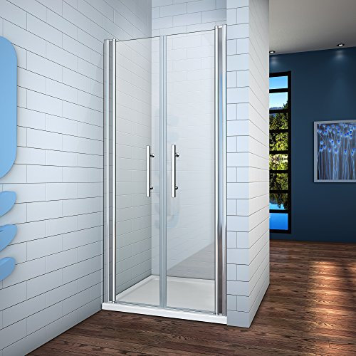 Porte de douche 75x187cm pivotante en niche modèle de Touli