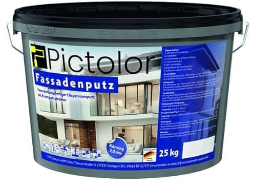 Pictolor Fassadenputz 25kg Körnung: 2mm
