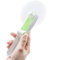 GlobalCrown Handheld Fan Mini Electric Hand Held Fans,Hand Fan Rechargeable Portable Folding USB Fans Battery Operated Small Desk Fan Foldable Pocket Quiet Fan for Home Office Travel Outdoor (Green)