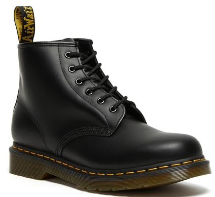 Dr. Martens, Bovver Boots Winter Unisex Adulto, Nero, 46 EU
