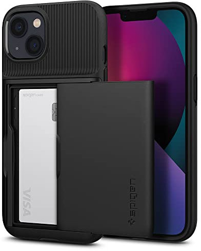 Spigen Slim Armor CS Case Compatible with iPhone 13 - Black