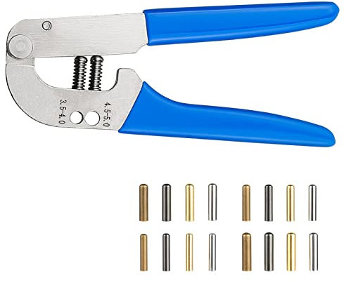Schnürsenkelspitzen, 3,5 Zoll, 64 Stück, Rundspitzen, Reparatur-Ersatzwerkzeug für Sneaker, Hoodies, Bungee-Seile, blau,
