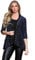 H&F Girls Womens Ladies Waterfall Open Drape Long Sleeve Sparkling Glitter Shiny Sequins Laurex Cardigan Novelty Party Top Floaty Duster Coat Blazer Dress Plus Size 14-28 (18, Blue-1)