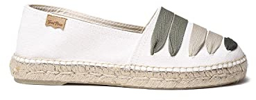 Toni Pons Damen-Espadrille aus Baumwollstoff - Rose - Khaki, 40 EU