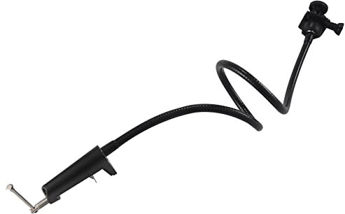 Fhdpeebu Soporte de cámara web mejorado brazo flexible de cuello de cisne y abrazadera, apto para Webcam C920, C922, C930