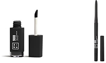 3INA MAKEUP - Vegan - The Longwear Lipstick 900 + The Automatic Lip Pencil 900 - Hochpigmentierter, matter Lippenstift - Perfekt definierte Lippenkontur - Makeup Set