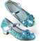 JerrisApparel Prinzessin Schuhe Mädchen Karneval Party Hochzeit Mary Janes (35 EU, Blau)