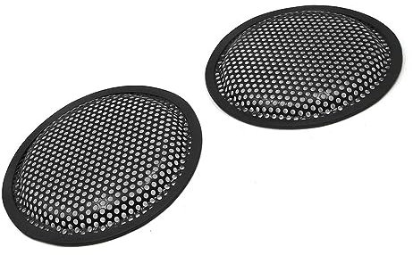 MACHSWON Auto 2 Stück Stereo Metall Mesh Lautsprecher Subwoofer Grill Abdeckung Schutz Schutz