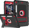 SUPNICE Case for iPad 9th Generation 2021 Model, iPad 10.2 Inch Case for Kids, Heavy Duty Shockproof Rugged Protective Cover with Built-in Stand for iPad 9th/8th/7th Gen 10.2 2021/2020/2019 - Red