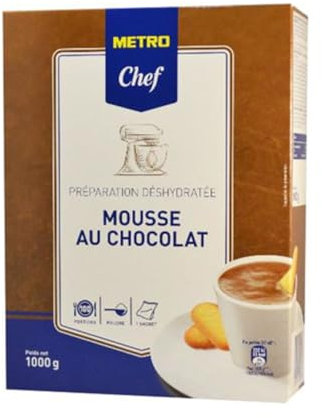 METRO Chef Préparation pour mousse au chocolat 1 kg
