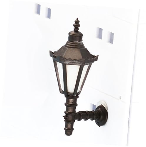 HEMOTON Modellhaus Szene Zubehör Wandleuchte Einstecken Gefälligkeit Für Geburtstagsfeiern Wandleuchten Für Den Innenbereich Modellhausmöbel Kleine Wandleuchte Puppenhaus Kleine Wandlampe