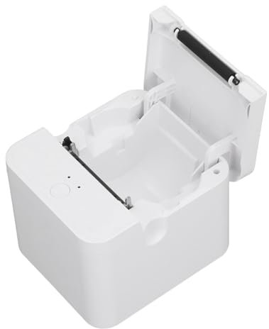 Tragbarer Thermodrucker, 58 Mm Tragbarer Drucker Quittungsdrucker Bluetooth-Thermodrucker Mobiler Drucker Küchendrucker für Zuhause Büro Schulreisen (EU-Stecker)