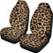2 Stücke Auto Sitzbezug Brauner Leopard Autositzbezüge Wasserdicht Autositzbezüge Vordersitze rutschfeste Schonbezüge Autoauflage Für Fahrzeuge, Autos, Anhänger, 52X138cm