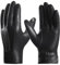 Harssidanzar Herren Lederhandschuhe Handschuhe Herren Leder Komfort Kaschmir Gefüttert GMEU006, Schwarz, Größe XS