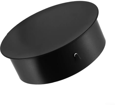 Cache-trou de cheminée en acier inoxydable - 50 à 200 mm - Capuchon de tuyau de cheminée (110 mm)