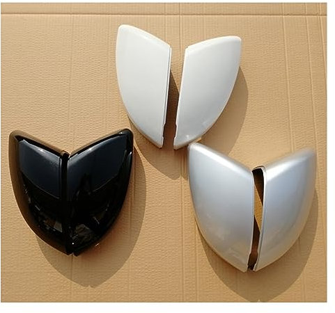 Auto Spiegelkappen Seitenspiegelkappen Auto Spiegel Abdeckung Shell Cap Für Land Für Rover Für Range Für Rover 2013- Für Range Für Rover Für Sport 2014-(SilverA Pair)