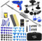 PDR TOOLS Outils de Réparation Carrosserie - Kit Débosselage Pro Auto avec Marteau Coulissant, Pistolet et Bâtons à Colle - Outil Débosselage sans Peinture PDR, Réparation Bosses Carrosserie Voiture