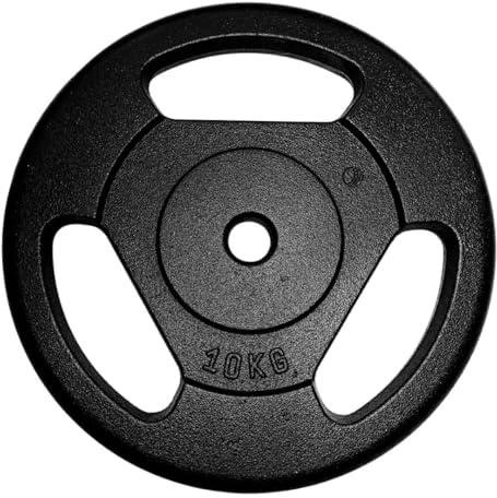 GDC Cast | 10 kg Weight Plate for Barbell and Dumbbell – Home Fitness Training – Cast Iron