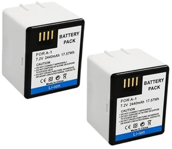 Batterie rechargeable 2440 mAh 7,2 V au lithium, compatible avec Arlo, PRO/PRO 2 NETGEAR A-1, dispositif de surveillance des batteries de caméra(2PCS Battery)