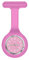 SibyTech Krankenschwester Ansteckuhr fob,Silikon mit Pin/Clip,Glow Pointer im Dunkeln,Infektionskontrolle Design,Analog-digital,Quarzwerk,Arzt Sanitäter medizinische Brosche Fob Uhr Violett
