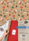 Geschenkpapier Set Weihnachten: Modernes Ornamente-Muster: 4x doppelseitige Einzelbögen + 4x Geschenkanhänger